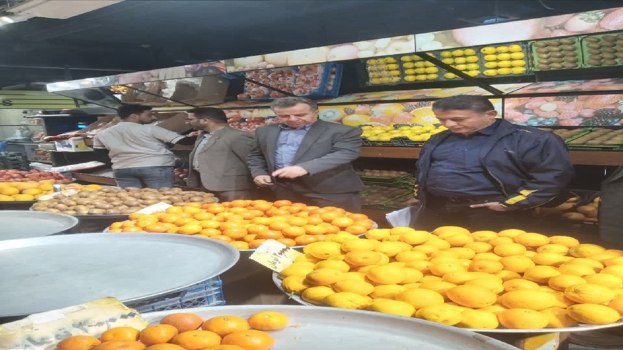 اجرای مانور نظارتی بر بازار  شب یلدا گیلان