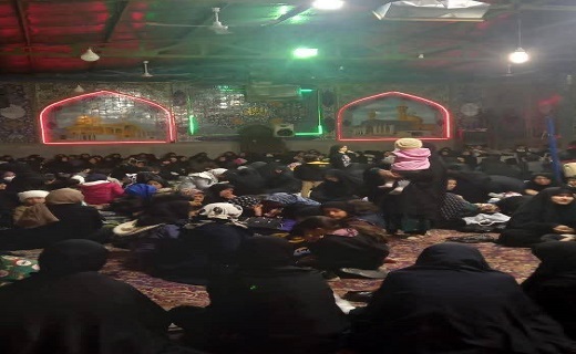 عزاداری افعانی ها در مراسم سالروز شهادت حضرت فاطمه(س)