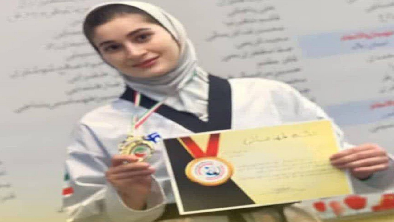 قهرمانی بانوی تکواندوکار بهنمیری در پیکار‌های کشوری