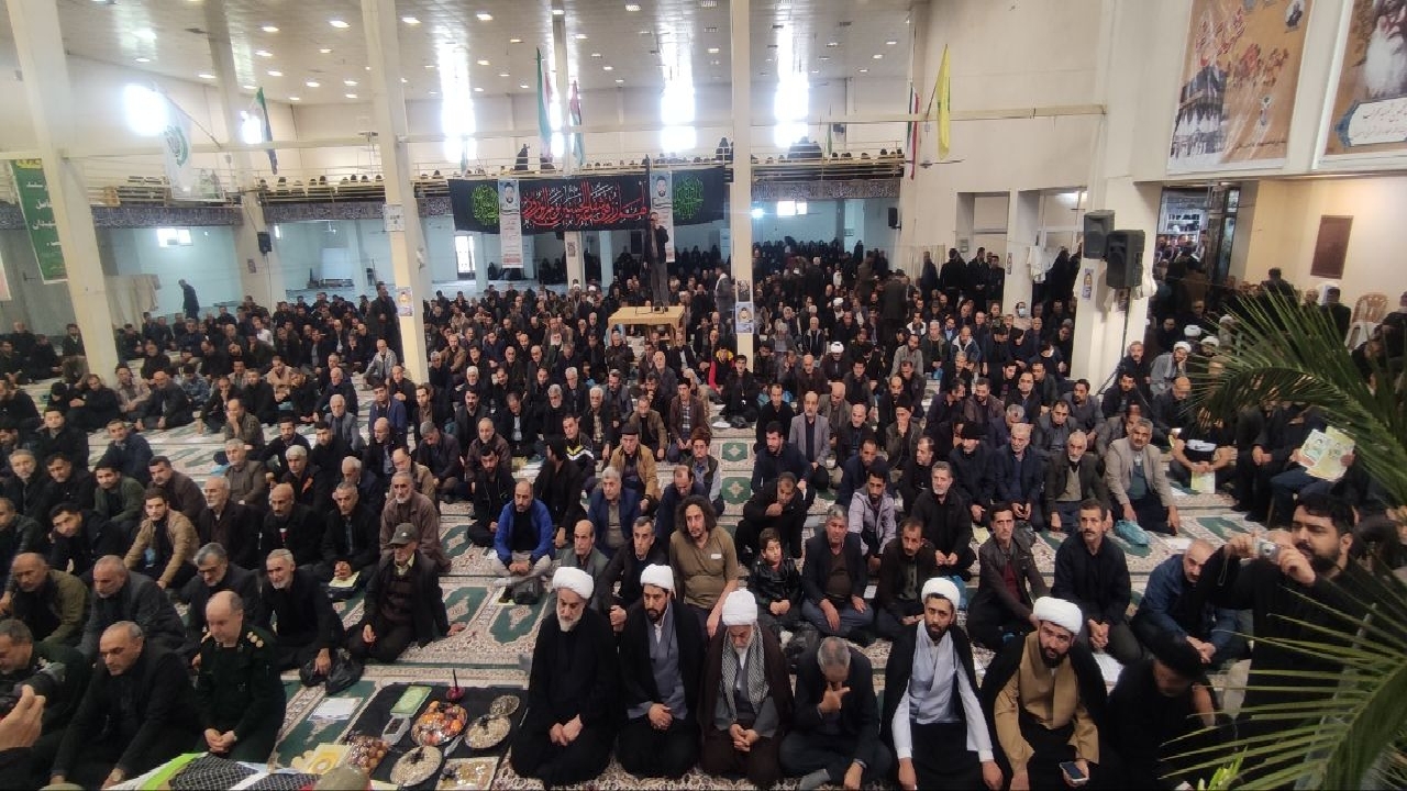 مراسم گرامیداشت سومین روز شهادت شهید مدافع وطن در املش
