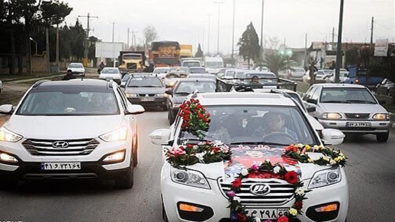 هشدار پلیس در خصوص حرکات مخاطره آمیز کاروان‌های عروسی