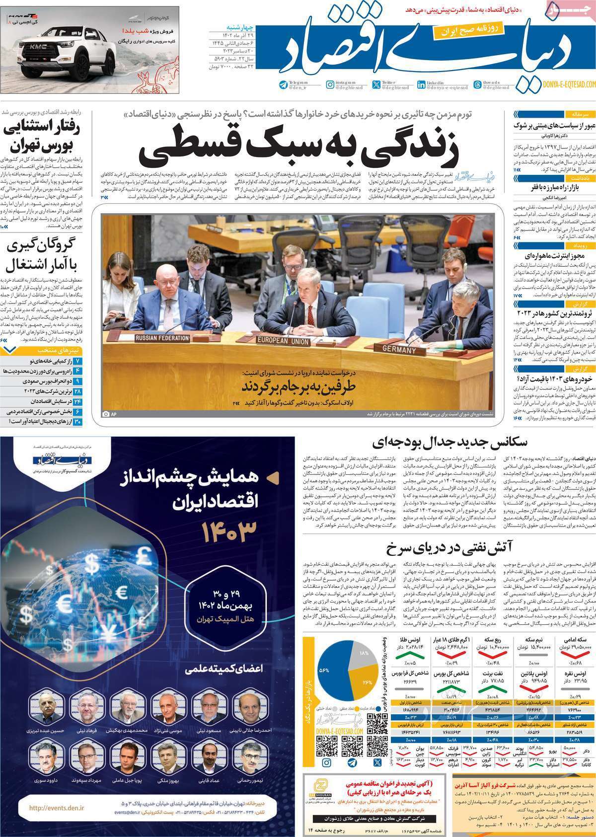 روزنامه دنیای اقتصاد