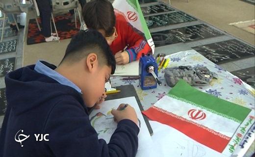 برگزاری رویداد هنری دانش آموزی در گلزار شهدای رشت