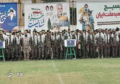 نمایش اقتدار بسیجیان دربندرعباس+عکس