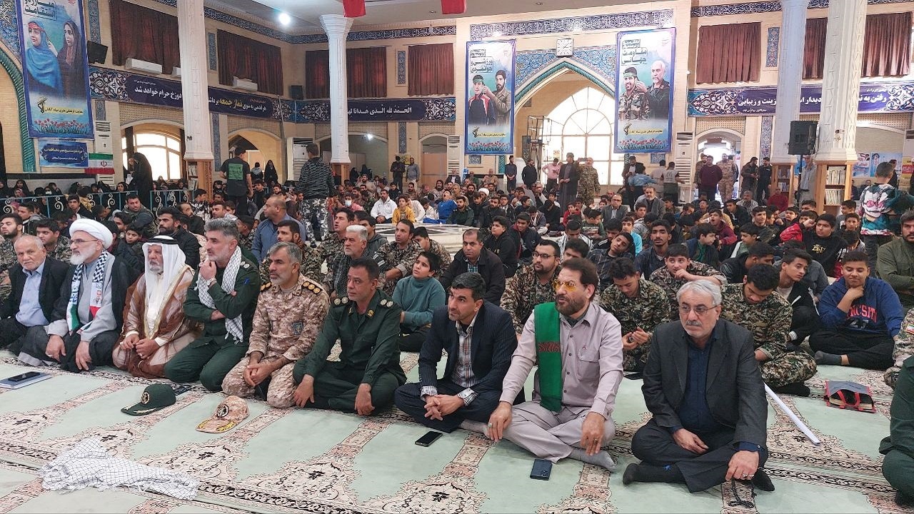 برگزاری رزمایش اقتدار بسیجیان آبادانی