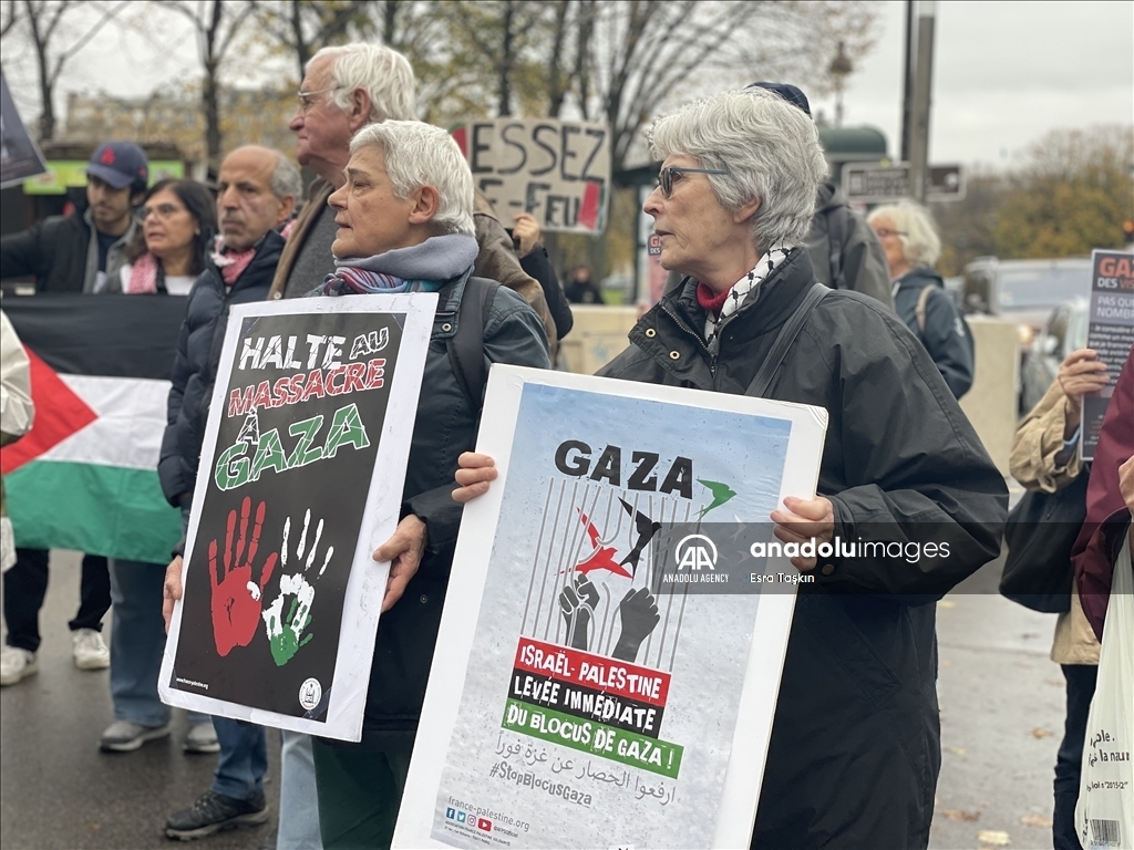 تظاهرات حامیان فلسطین در فرانسه