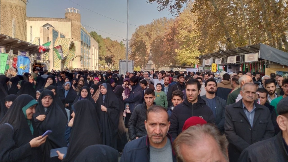 سیل جمعیت مردم اندونزی در حمایت از فلسطین