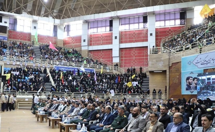 رزمایش اقتدار ۶ هزار نفره بسیجیان سپاه ناحیه مرکزی رشت
