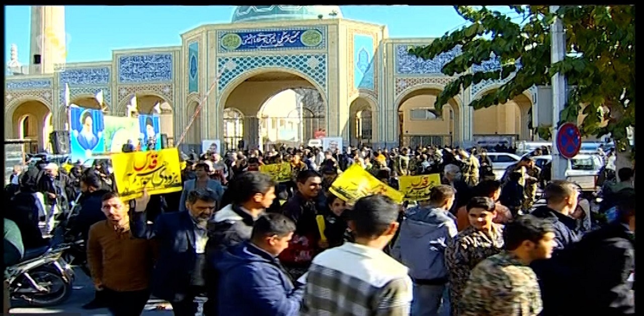 راهپیمایی ضدصهیونیستی نمازگزاران اصفهانی