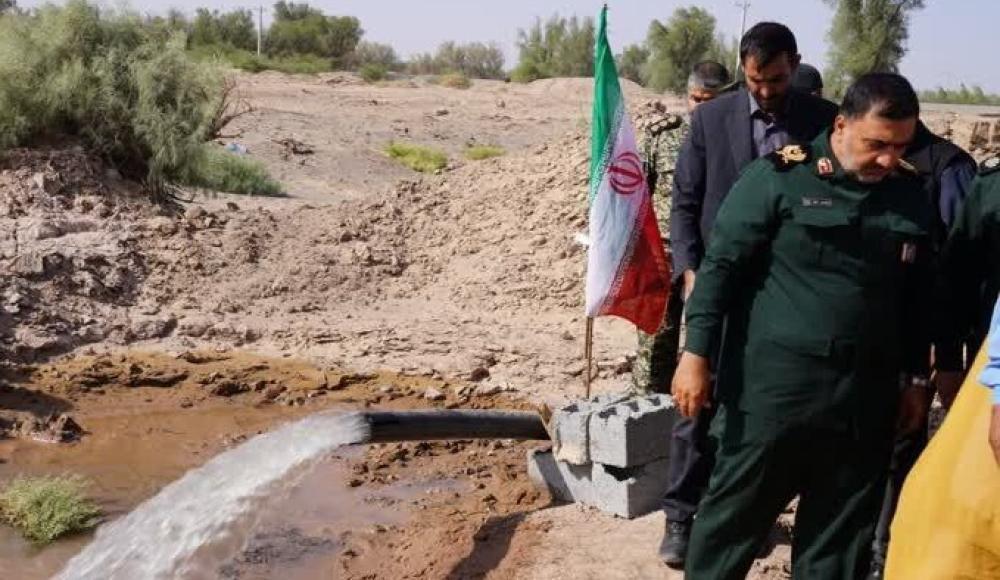 افتتاح خط انتقال آبرسانی به طول ۲۷ کیلومتر
