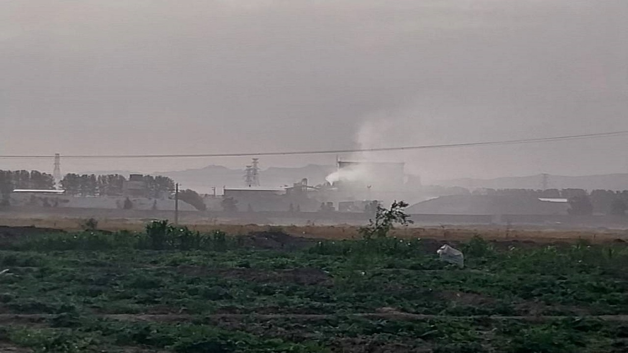 گزارش تصویری از آلودگی کارخانه کائولین در تربت حیدریه