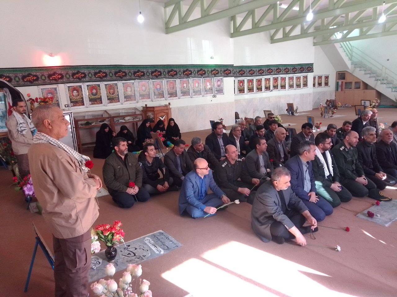 مراسم هفته بسیج در شهرستان گرمی
