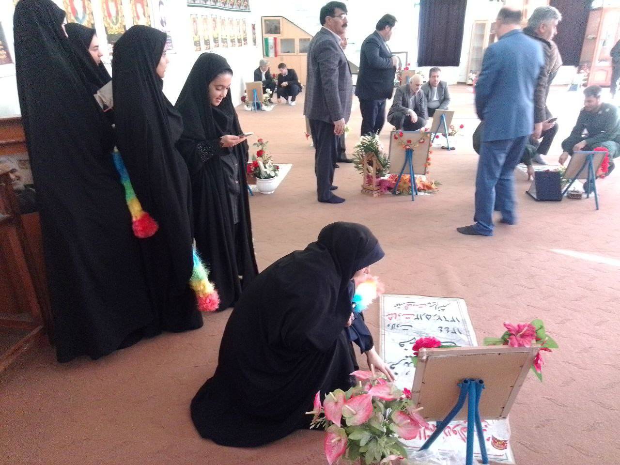 مراسم هفته بسیج در شهرستان گرمی