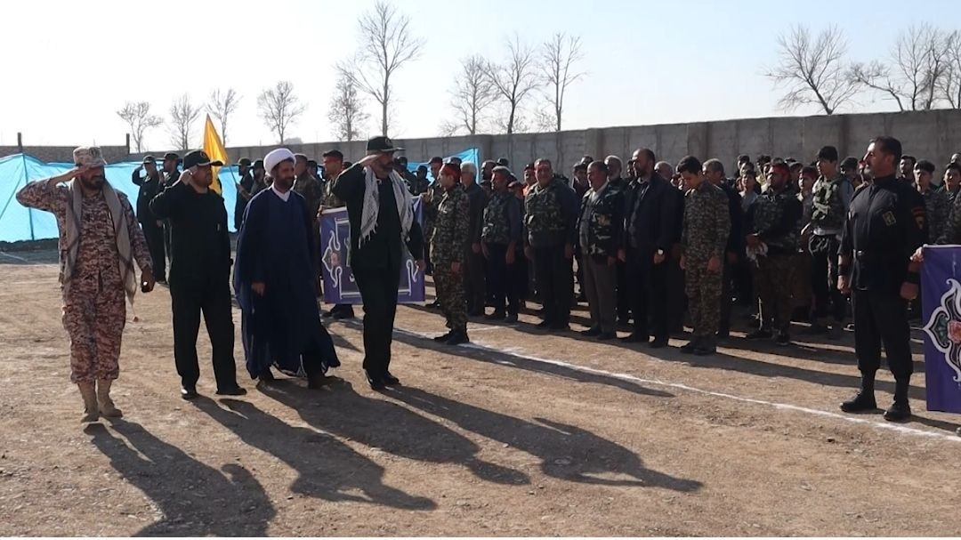 برگزاری صبحگاه مشترک بسیجیان در محمدشهر