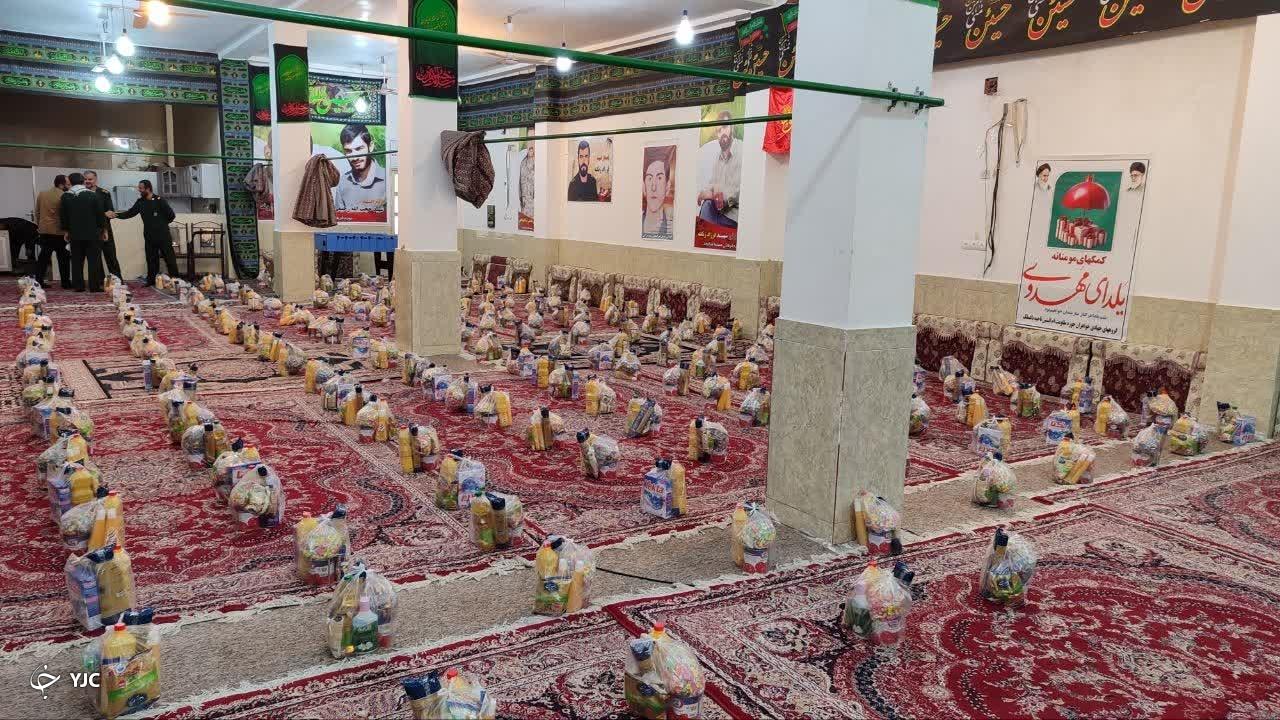 توزیع ۲ هزار و ۵۰۰ بسته یلدای مهدوی در باغملک