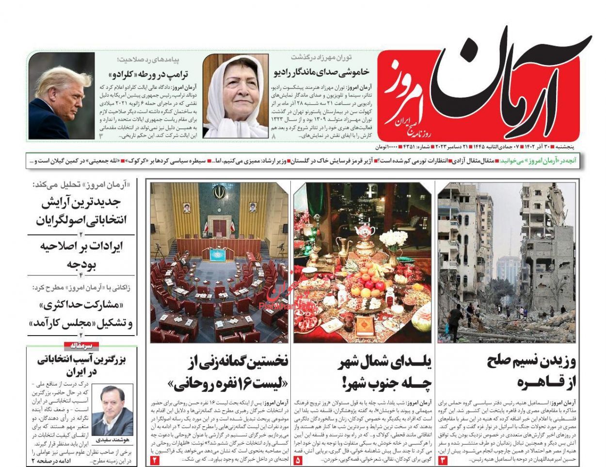 آرمان امروز