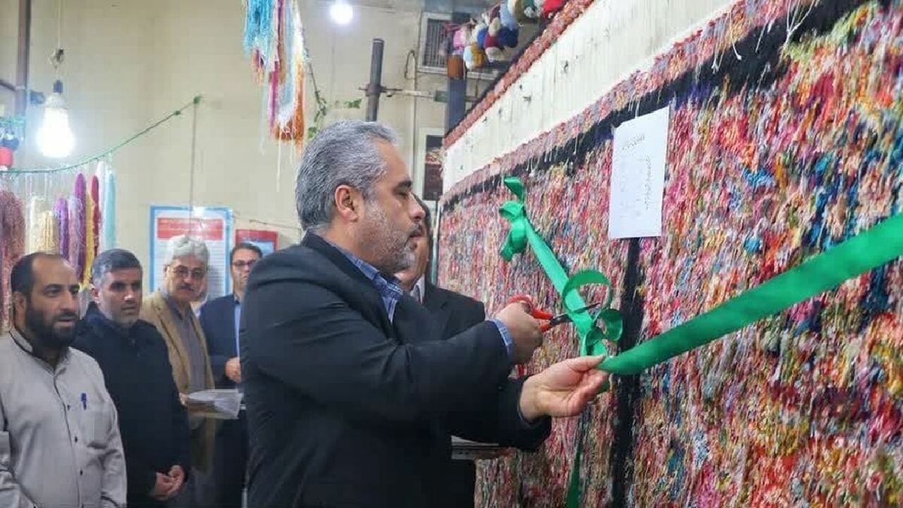 برش تخته فرش دستبافت نیم میلیاردی در قزوین