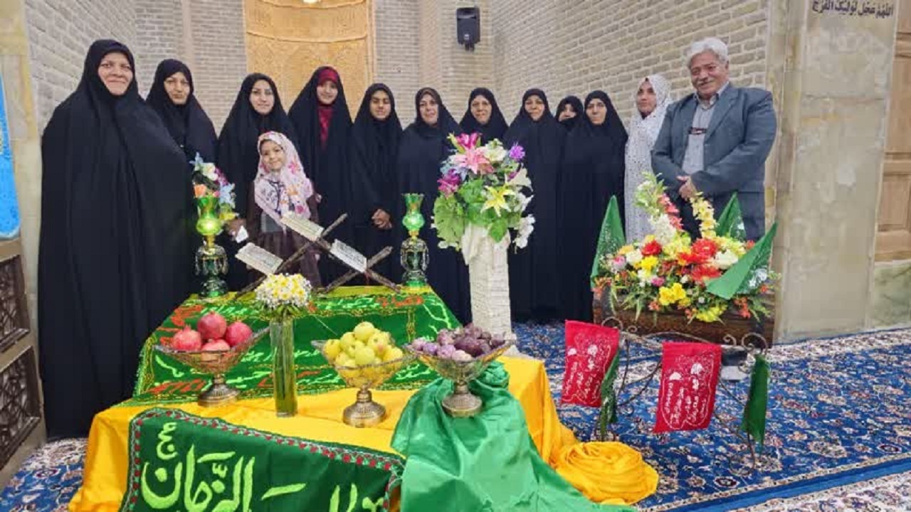 برگزاری یلدای مهدوی در امامزاده عبدالله بافق