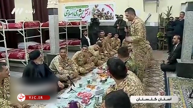 خاطره سرباز گلستانی از اعزام به خدمت سربازی در حضور رئیسی + فیلم