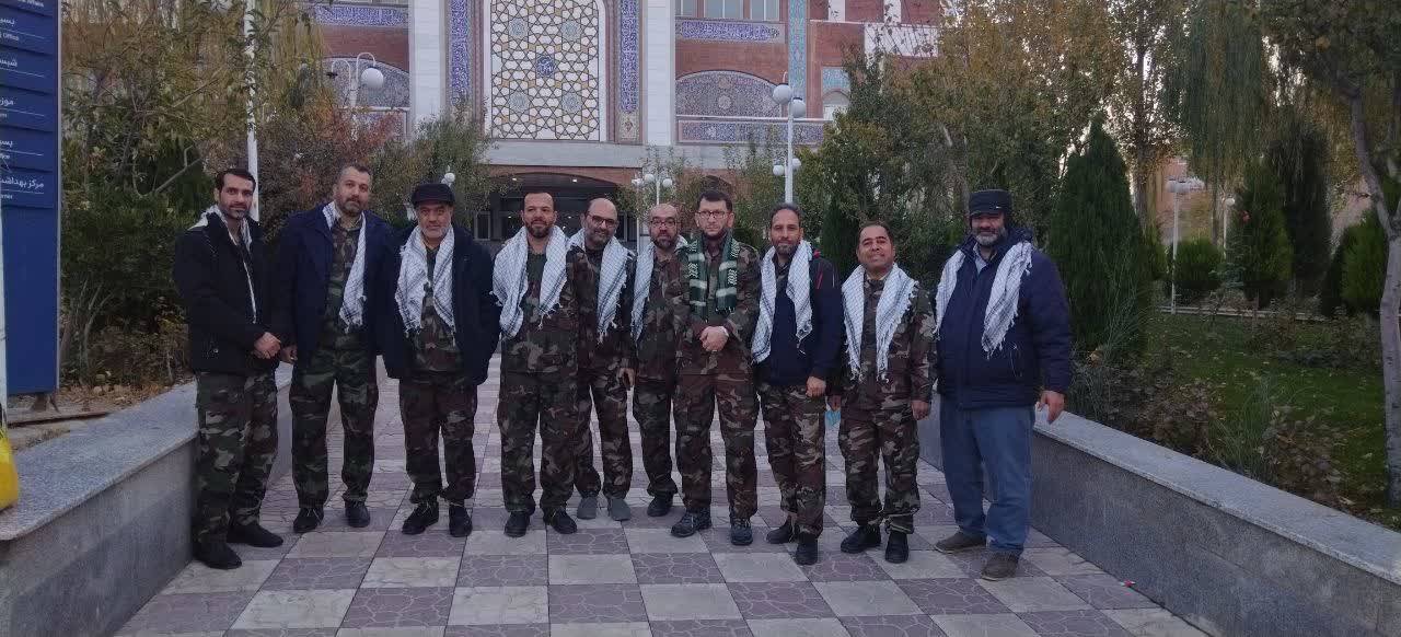 کارکنان دانشگاه علامه طباطبایی در رزمایش الی بیت المقدس