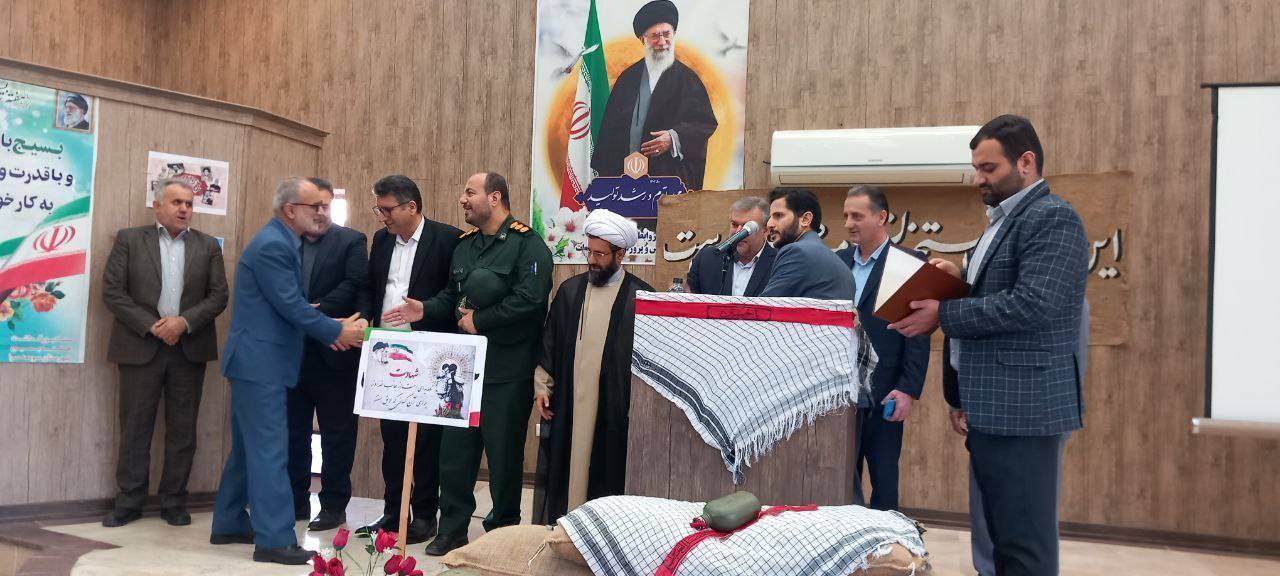 مراسم یادواره شهدا در بخش تولمات