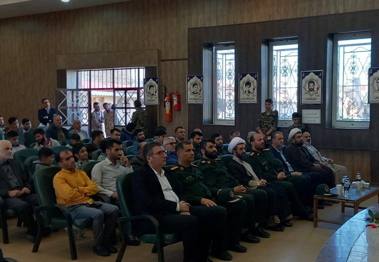 مراسم یادواره شهدا در بخش تولمات