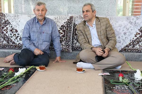 حضور برادران در مزار شهدا