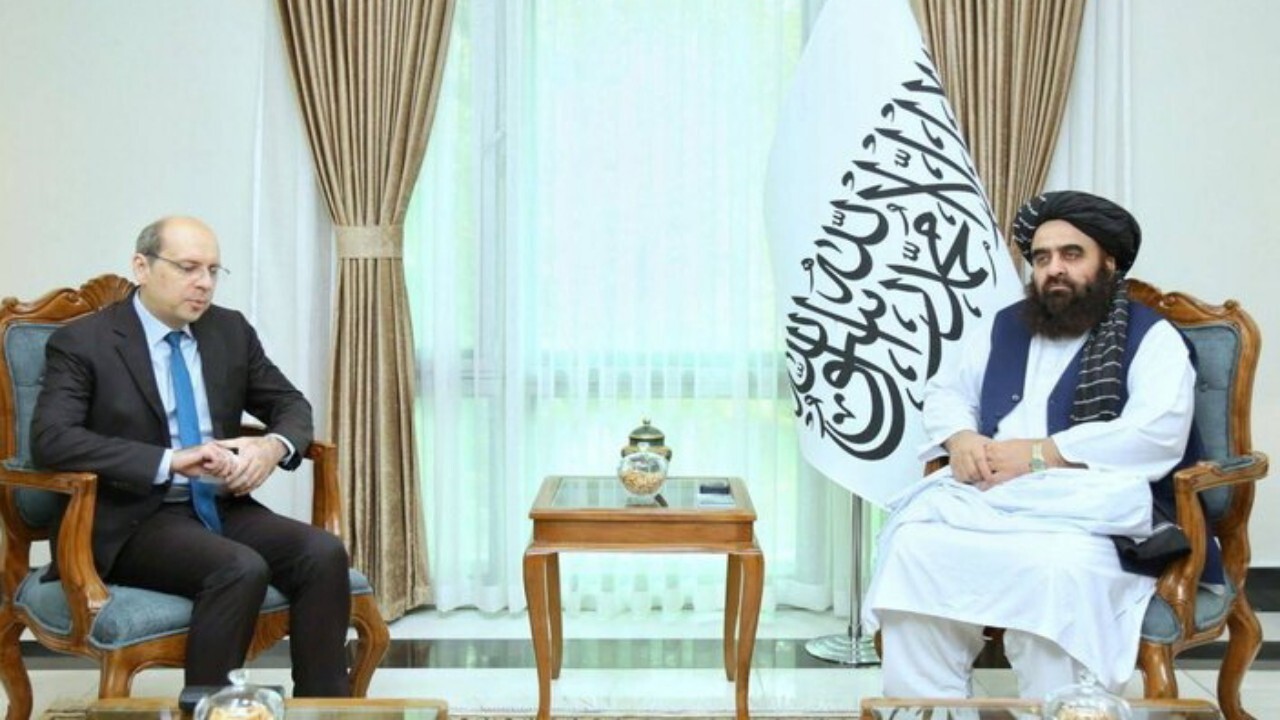 دیدار وزیر خارجه طالبان با سفیر روسیه