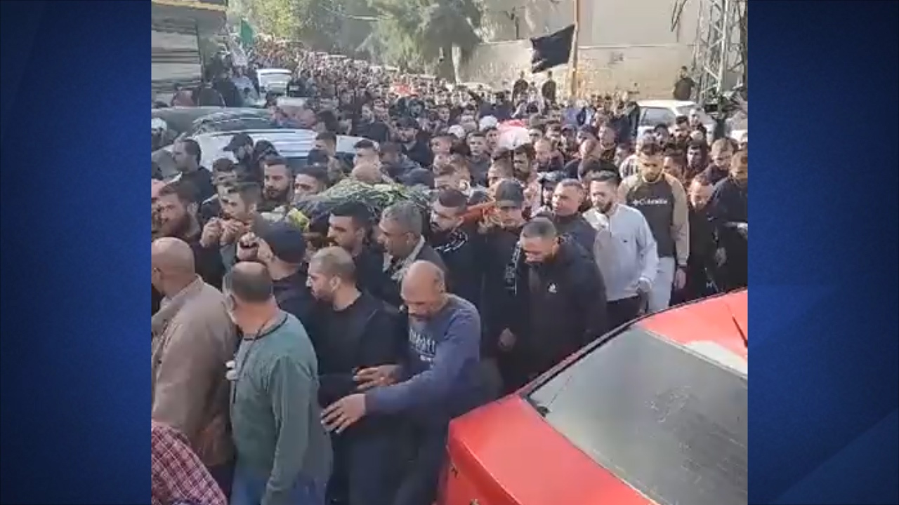 تشییع پیکر شهدای یورش اسرائیل به کرانه باختری