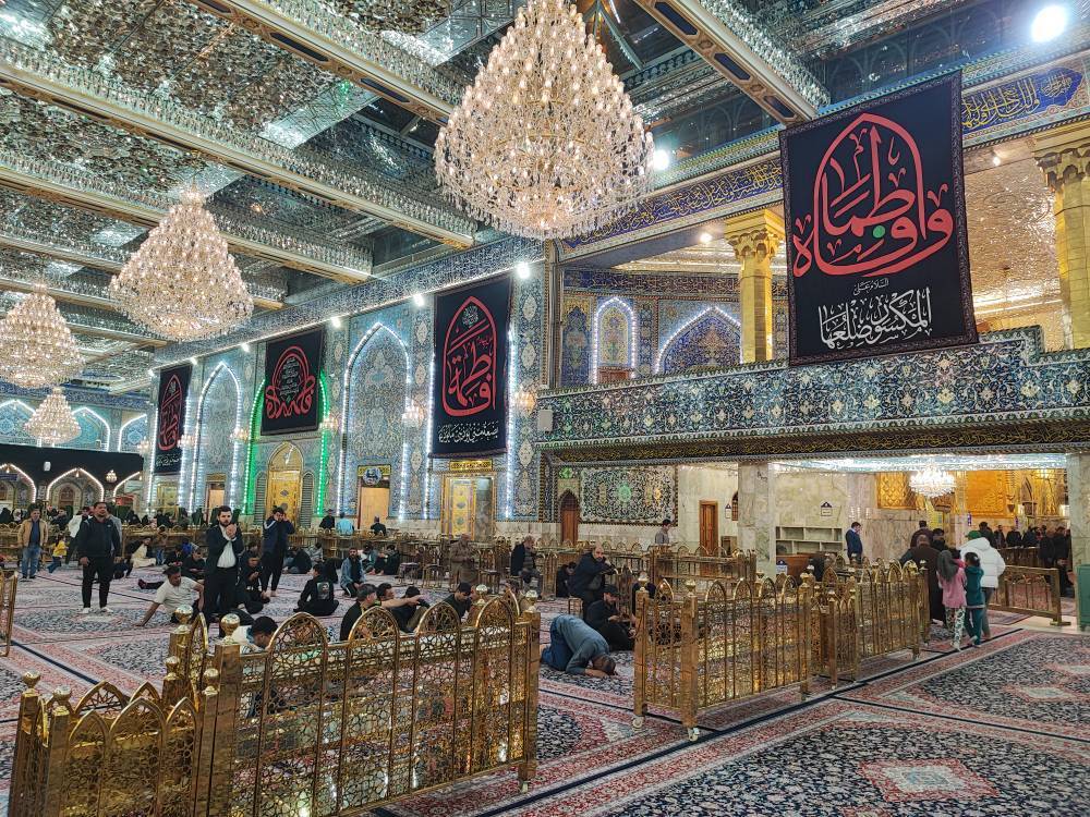 حال و هوای کربلای معلی در ایام شهادت حضرت فاطمه (س)