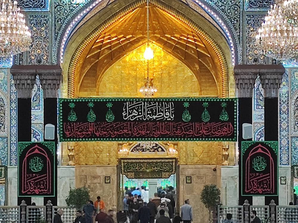 حال و هوای کربلای معلی در ایام شهادت حضرت فاطمه (س)