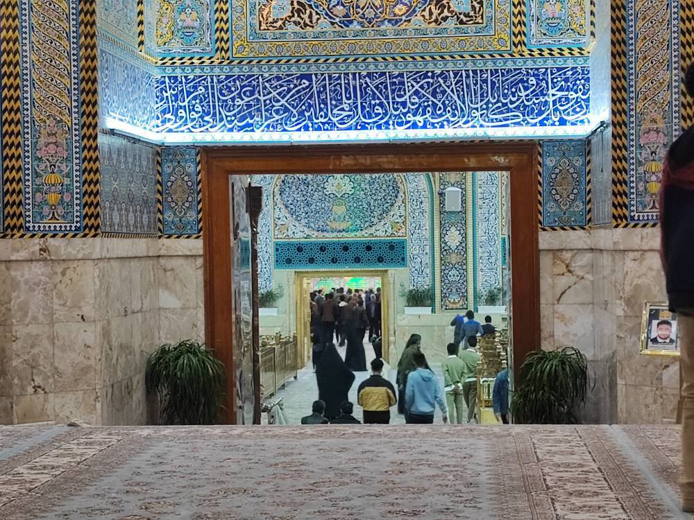 تصویری از کربلای معلی در ایام شهادت حضرت فاطمه (س)