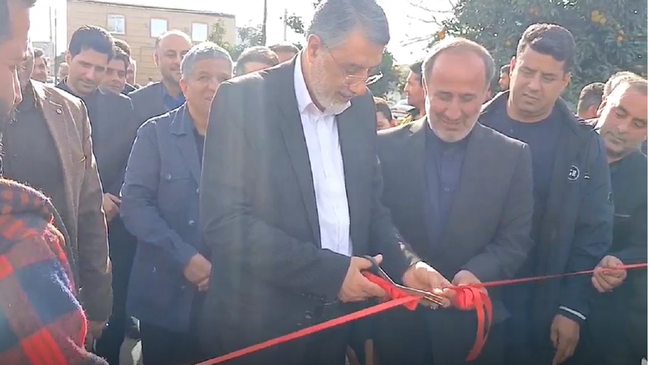 بهره‌برداری از آسفالت راه روستایی در مشهدی‌کلای بابل + فیلم
