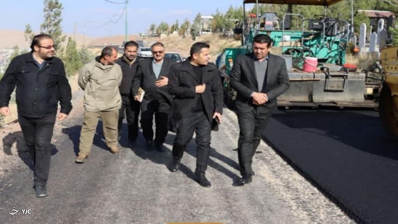 بهسازی ۲ هزار و ۵۰۰ مترمربع راه دسترسی به آرامستان مهاباد