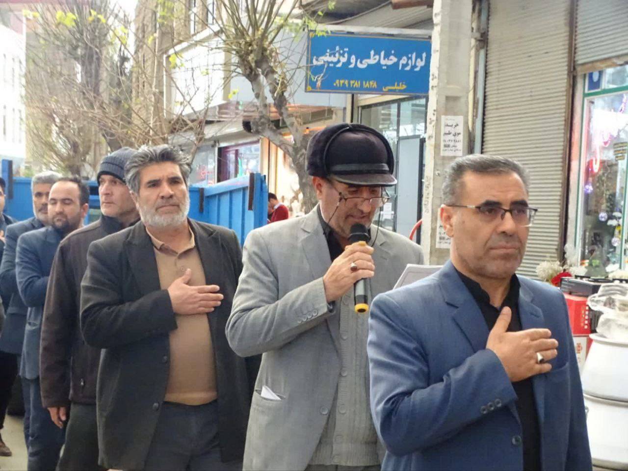 مراسم عزاداری در چهار برج به مناسبت ایام فاطمیه