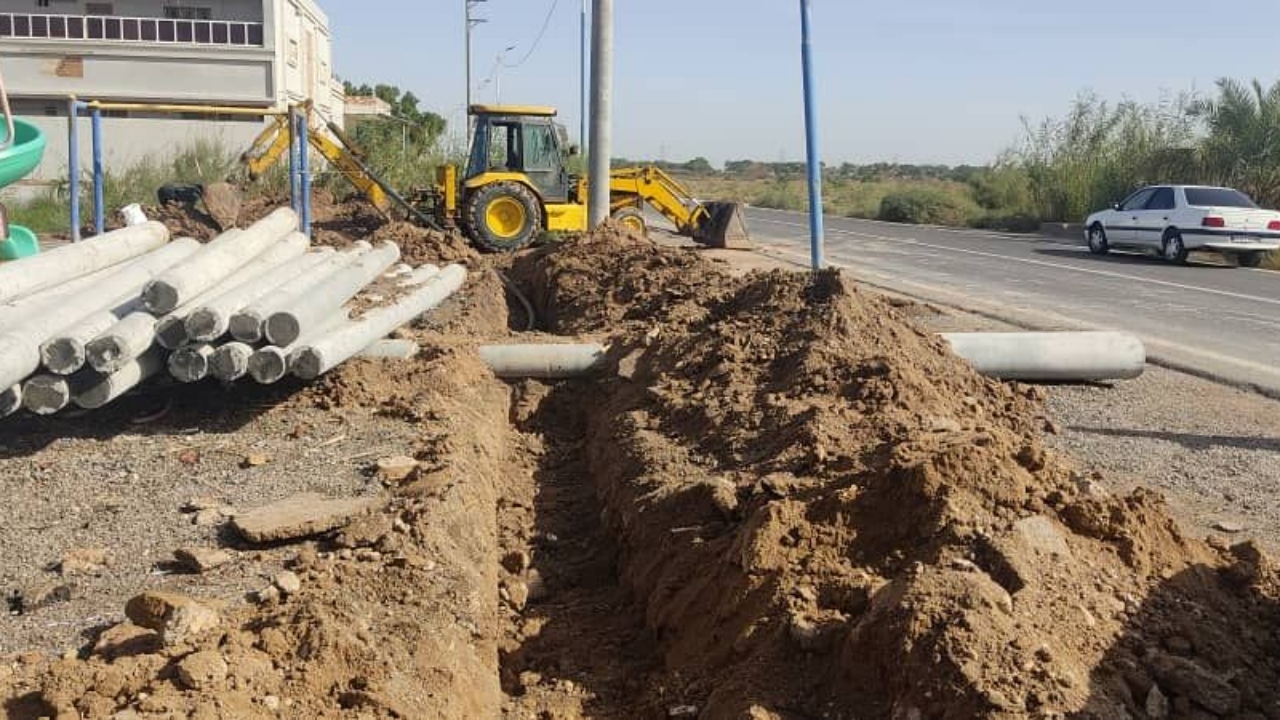 نوسازی شبکه آبرسانی روستاهای حفارشرقی خرمشهر