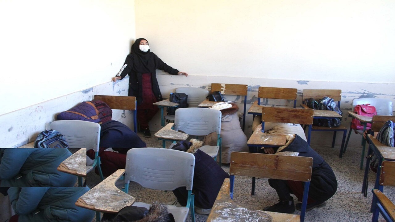 مانور زلزله و ایمنی در مدارس ایلام برگزار شد