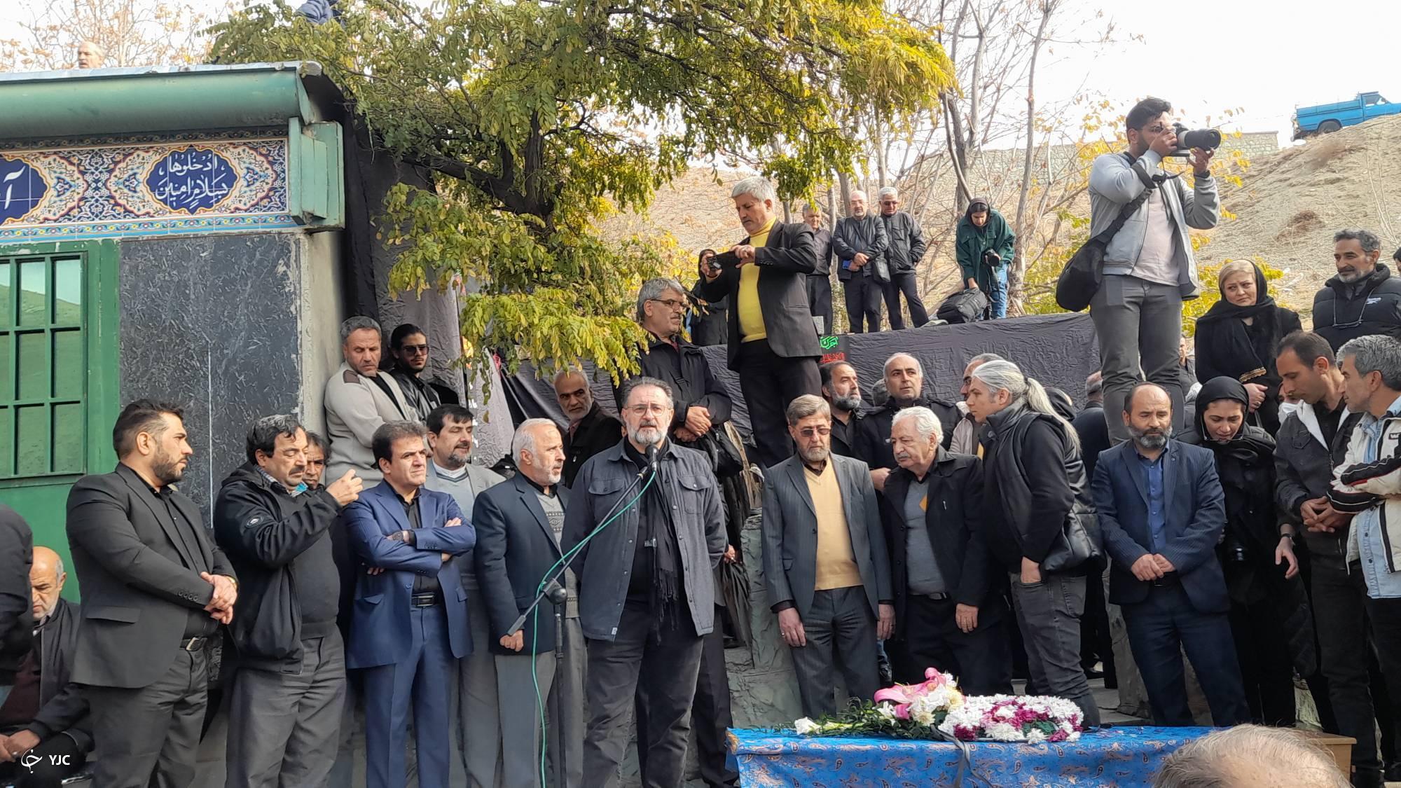تشییع پیکر پروانه معصومی