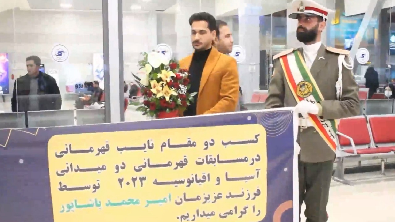 مراسم استقبال از ورزشکاران تبریزی تیم ملی دو ومیدانی ناشنوایان