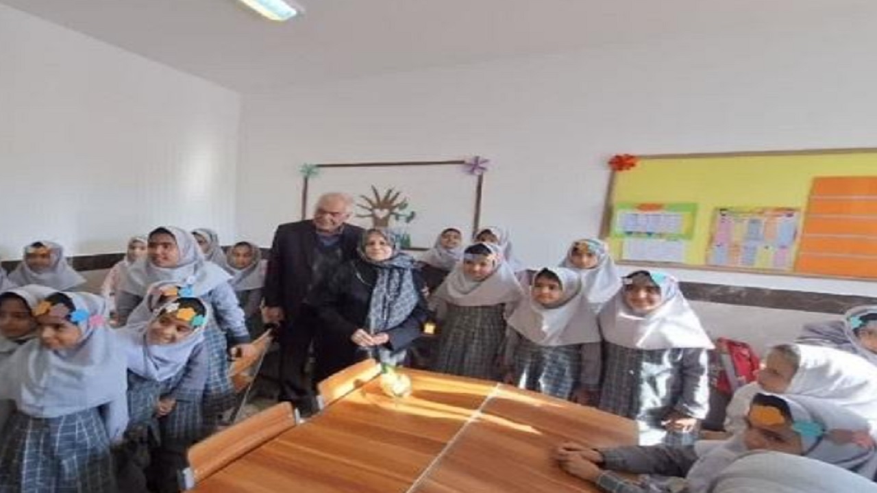 بهره مندی ۱۶۰ دانش آموز از مدرسه‌ای ۶ کلاسه در خوسف