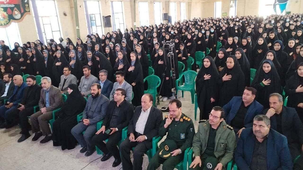 برگزاری همایش هزار نفری دختران حاج قاسم، رهروان زهرایی