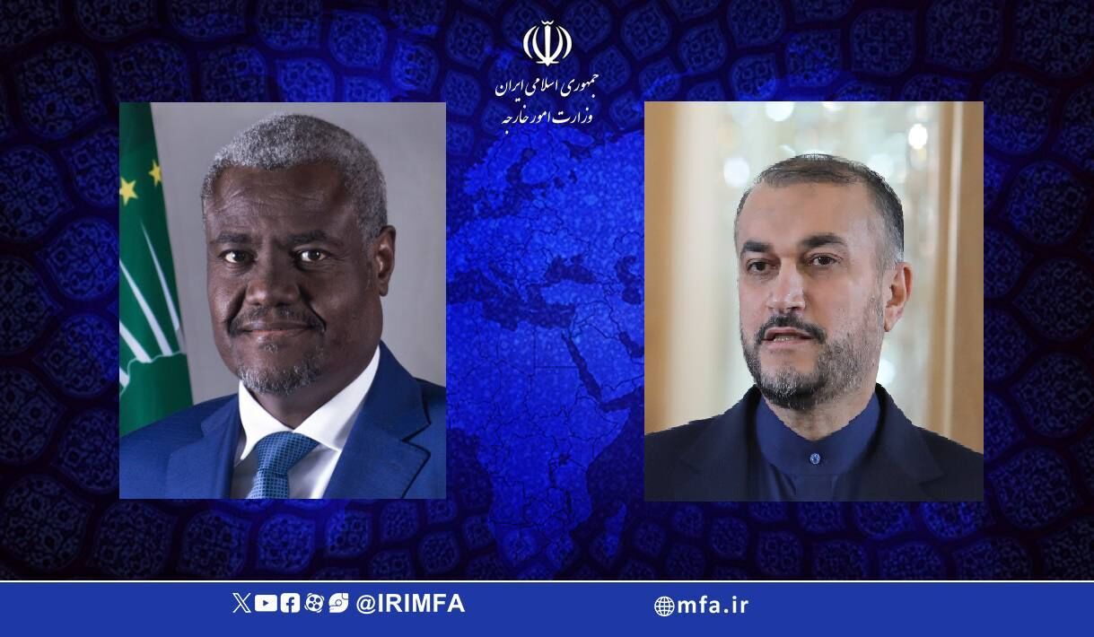 امیرعبداللهیان وزیر امور خارجه و موسی فکی رئیس کمیسیون اتحادیه آفریقا امیرعبداللهیان وزیر امور خارجه و موسی فکی رئیس کمیسیون اتحادیه آفریقا