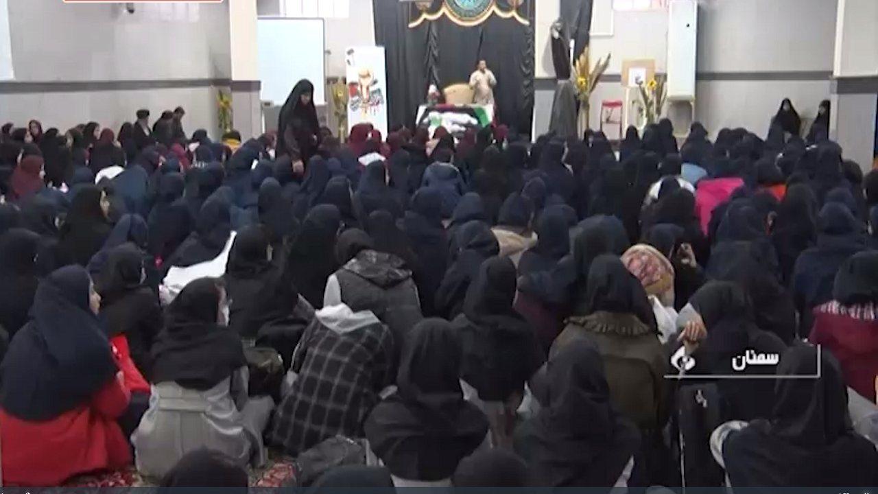 آئین بزرگداشت شهدای غزه با حضور دانش آموزان در سمنان