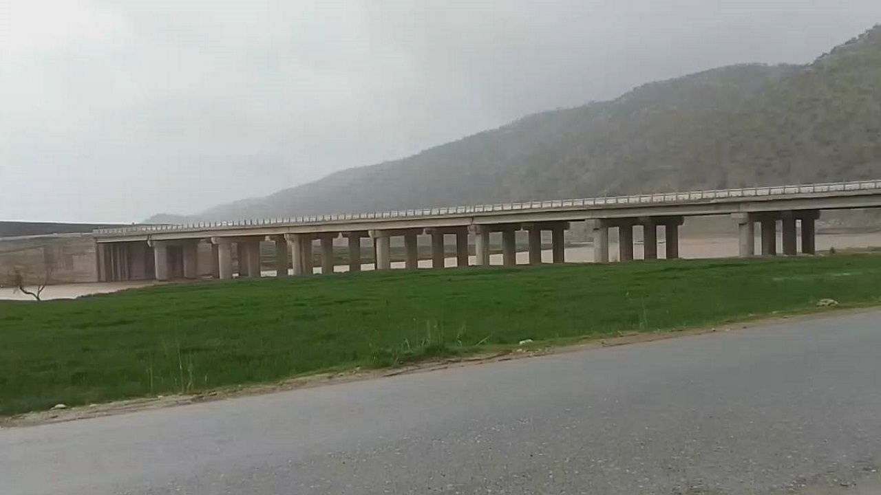 خروش رودخانه کشکان بعد از بارش باران در چگنی + فیلم