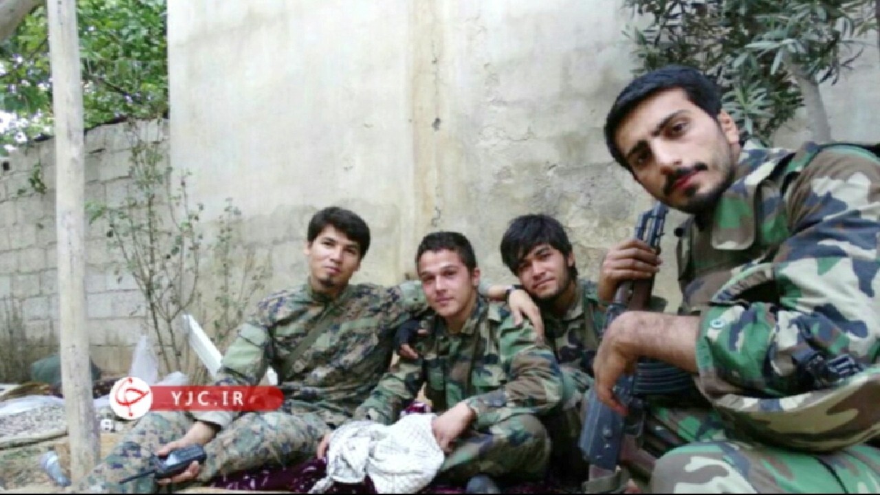 شهید مداح لشکر فاطمیون + فیلم
