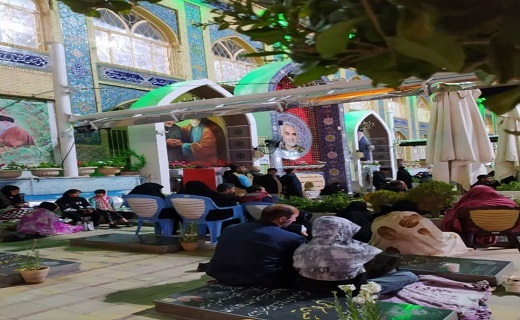 نخستین شب قدر در گلزار شهدای کرمان+ تصاویر