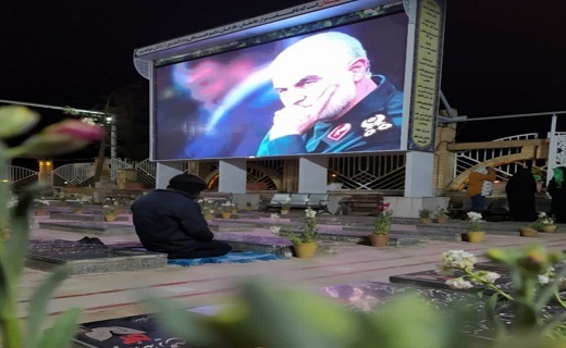 نخستین شب قدر در گلزار شهدای کرمان+ تصاویر