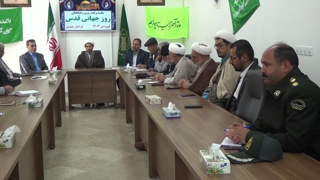 برگزاری راهپیمایی روز قدس در آخرین جمعه ماه رمضان در خراسان جنوبی
