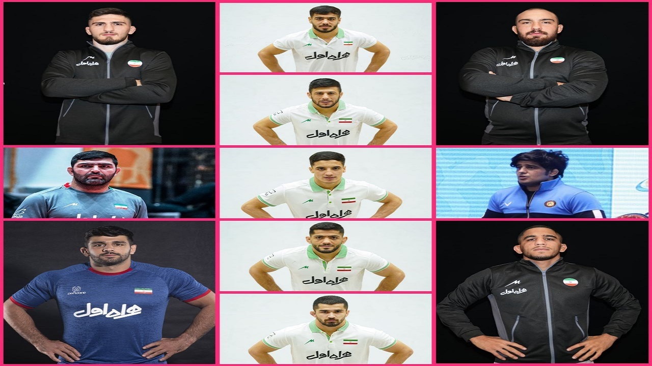 تیم کشتی آزاد بزرگسالان در تسخیر مازندرانی‌ها
