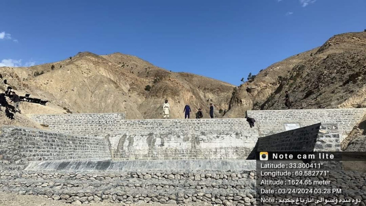 افتتاح سدهای کوچک آب در خوست